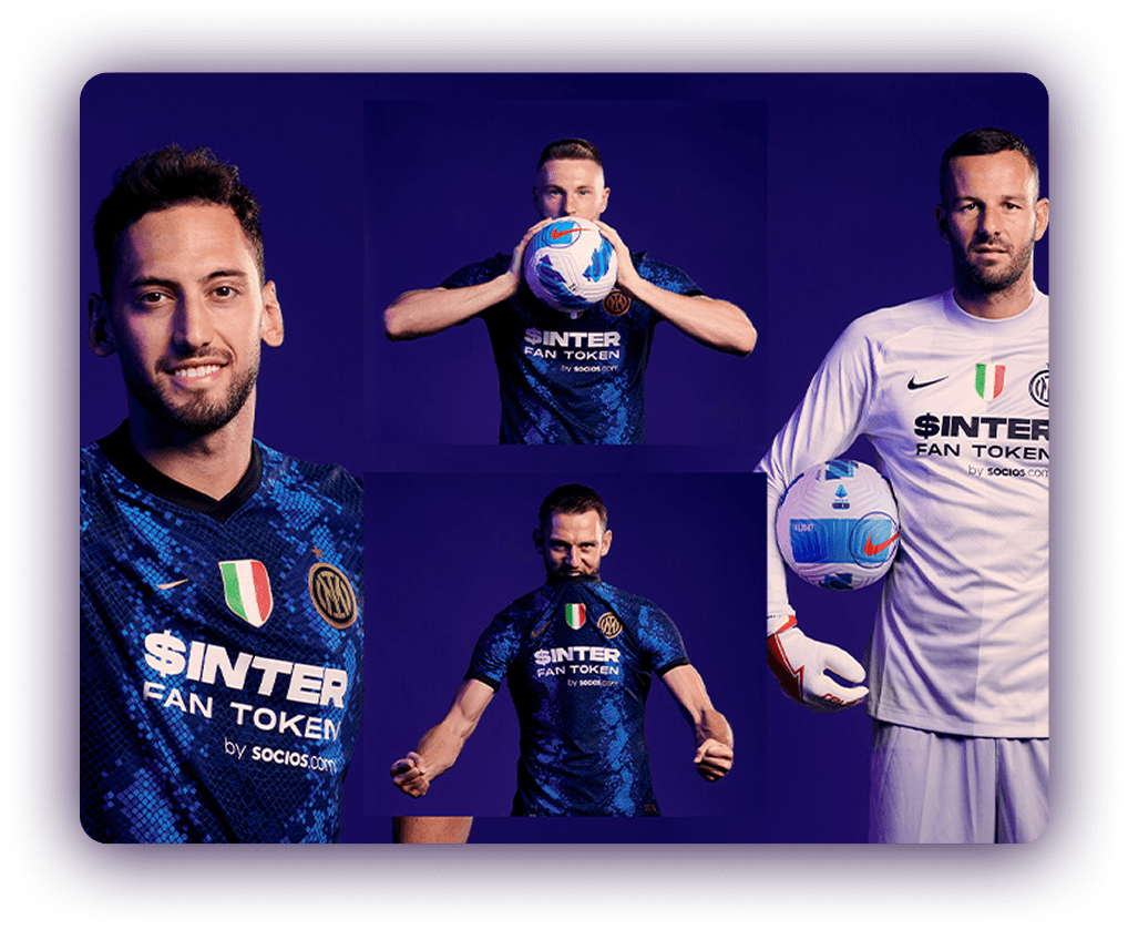 Inter announce Socios.com as new front of shirt partner